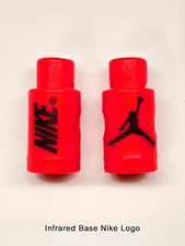 Nike Logo Air Jordan VI Lace Locks Infrared Base Black Jumpman