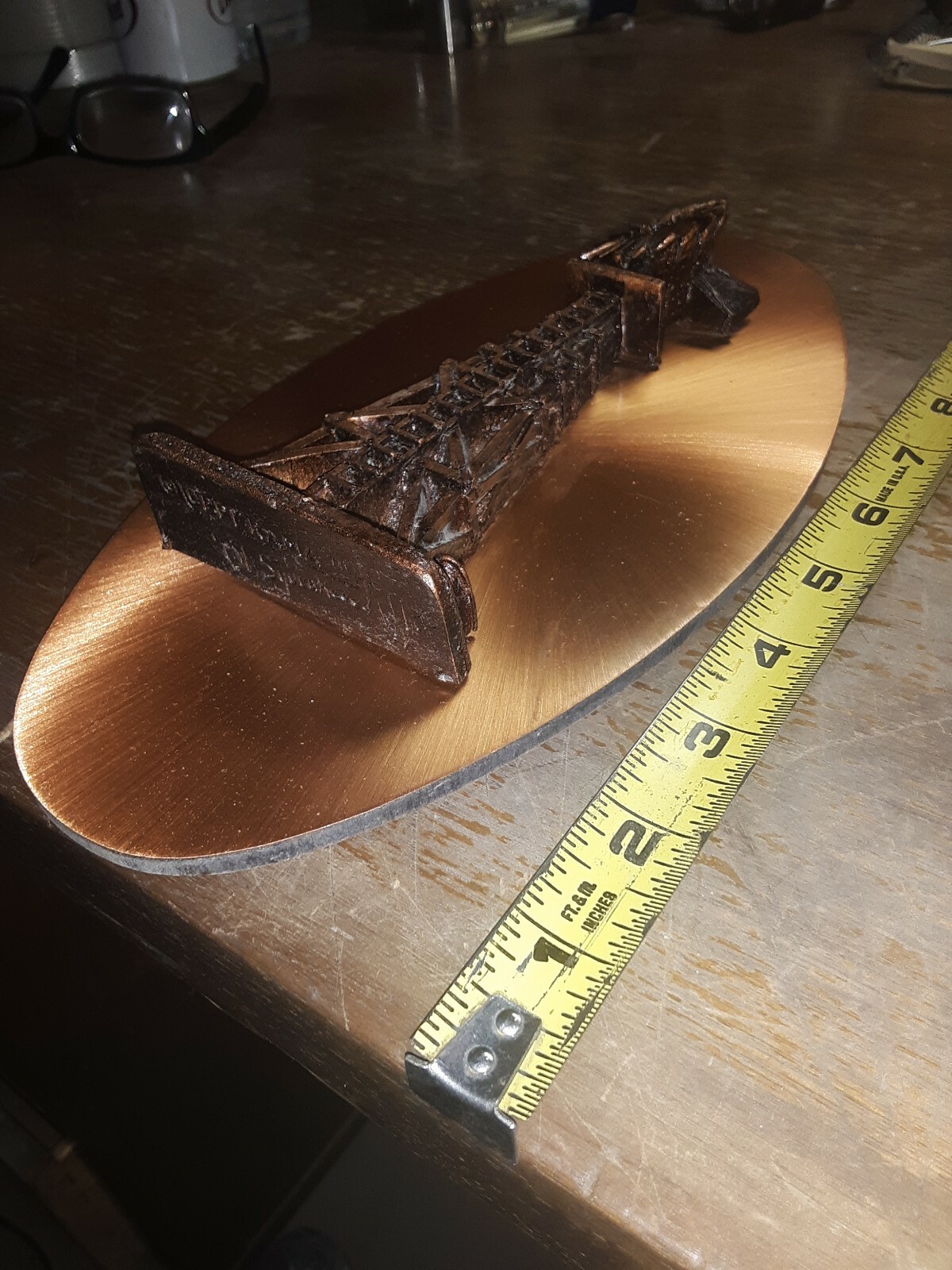 CopperamaOL SQUEEKEEE Wall Plaque 3D Copper ArtGREAT SUBJECT