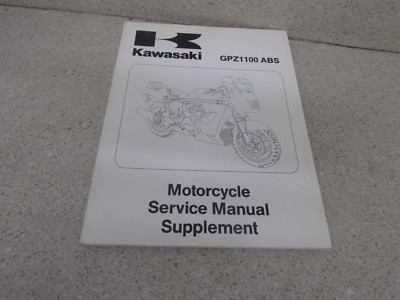 【超貴重⚠️】Kawasaki GPz1100 KZ1100R サービスマニュアル 1996 96 KAWASAKI GPZ1100 ABS GPZ 1100 OEM GENUINE SERVICE MANUAL