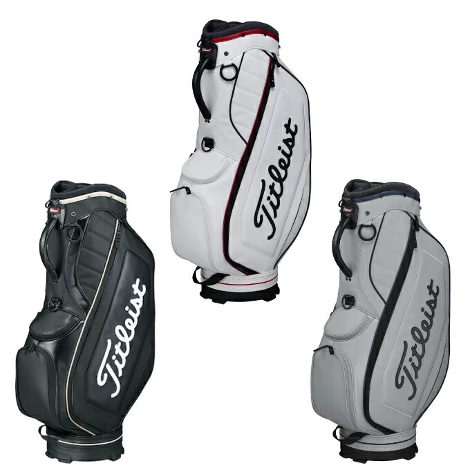 Titleist ゴルフバッグ ホワイト/ブラック Titleist タイトリスト TITLEIST パフォーマンススポーツ