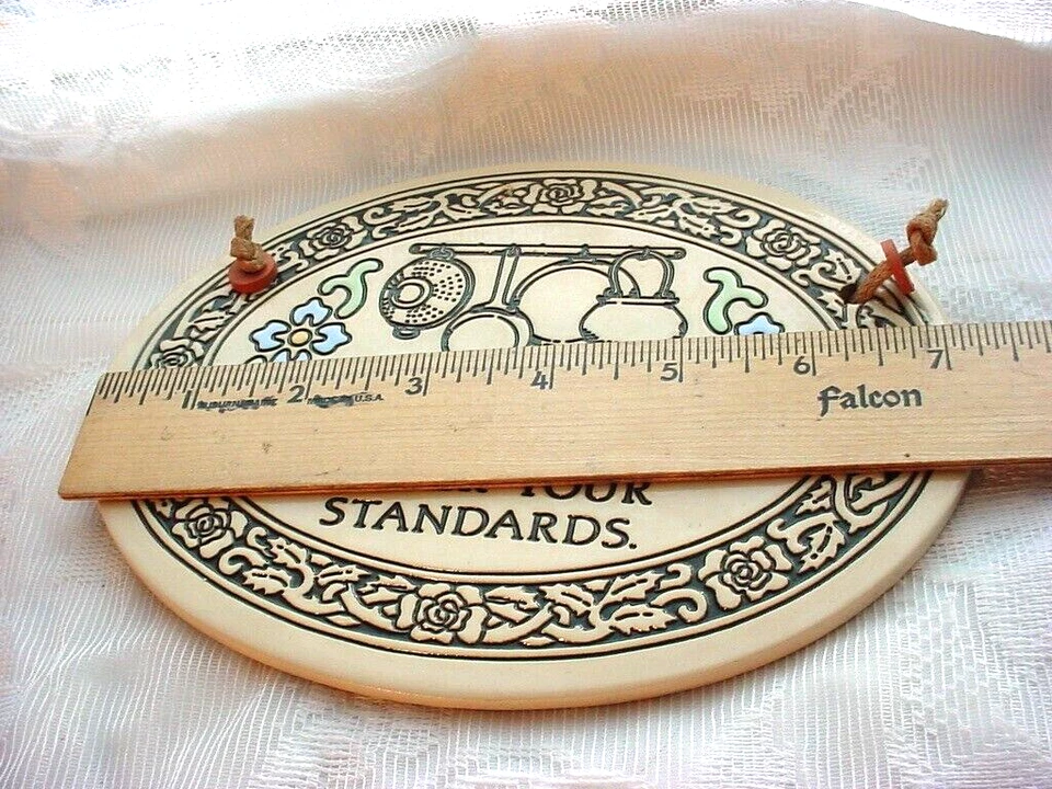 Vintage Trinity Pottery Wall Plaque If You Don't Like My Cooking - Image 4 of 4