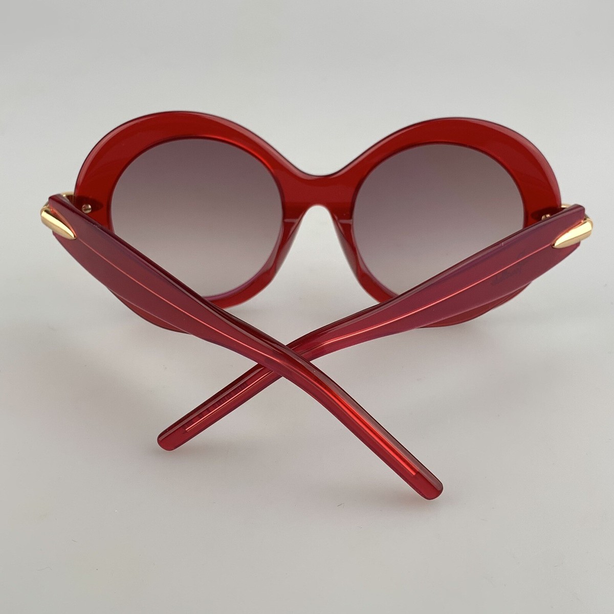Pomellato Sunglasses mod. PM0005SA Round Oversized Red Pink  display picture 1