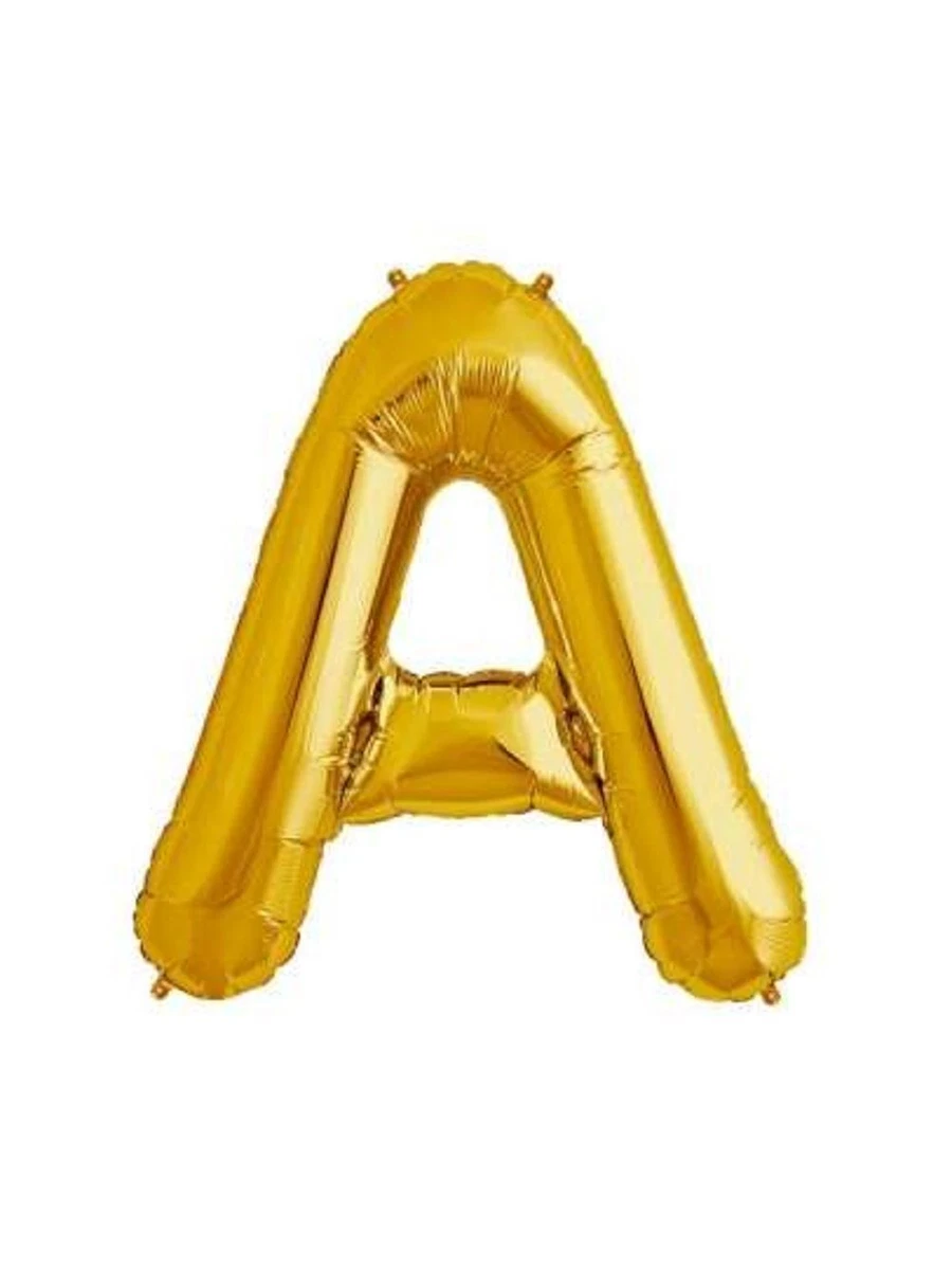 Glamour Gold Helium Foil Birthday Number Balloon