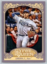 2012 Topps Gypsy Queen Evan Longoria Tampa Bay Rays #230