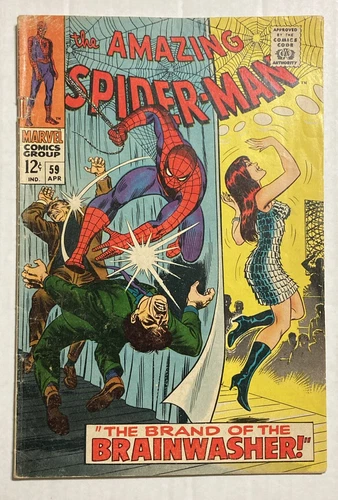 Amazing Spider-Man #59 - 1st Mary Jane Watson Cover - Marvel - 1968 - VG