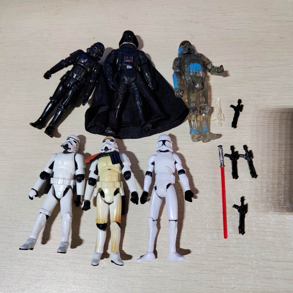 Star Wars 3.75" Action Figures - Stormtroopers, Darth Vader, Clone Trooper, Yoda Lot