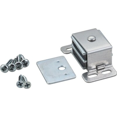 Heavy Duty Push To Open Double Magnetic Touch Latch & Plate Furniture Catch