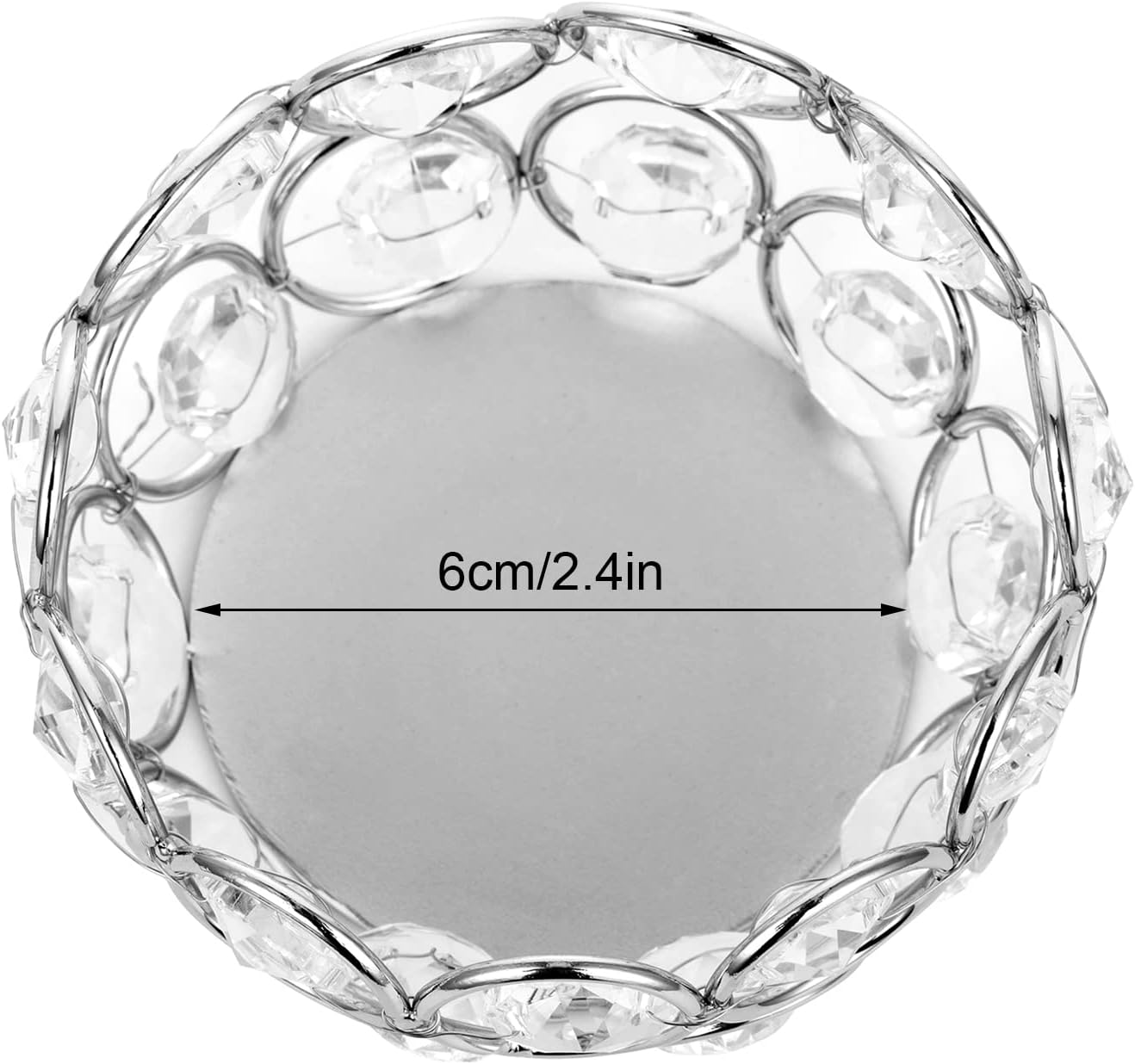 Sziqiqi Crystal Tea Light Candle Holders Set of 6 Small Votive Tealight Candle eBay