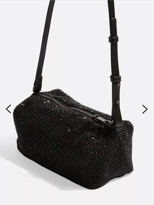 diamante clutch bag topshop
