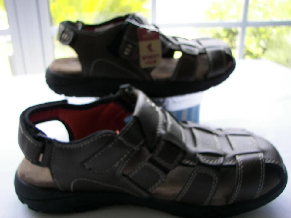 NUEVO CON ETIQUETAS NIÑOS ARIZONA JEAN CO. ZAPATO SANDALIA MARRÓN MEDIO Talla 5 AZ Darcy Foto 2 de 4