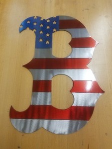 Boston Red Sox Metal Wall Art Plasma Cut Home Decor Gift ...