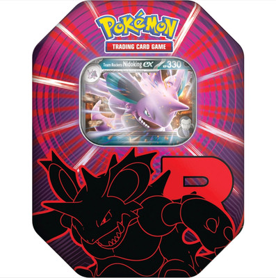 Pokemon - Team Rocket: Nidoking ex Tin Box 2025 - DEUTSCH - NEU & OVP!