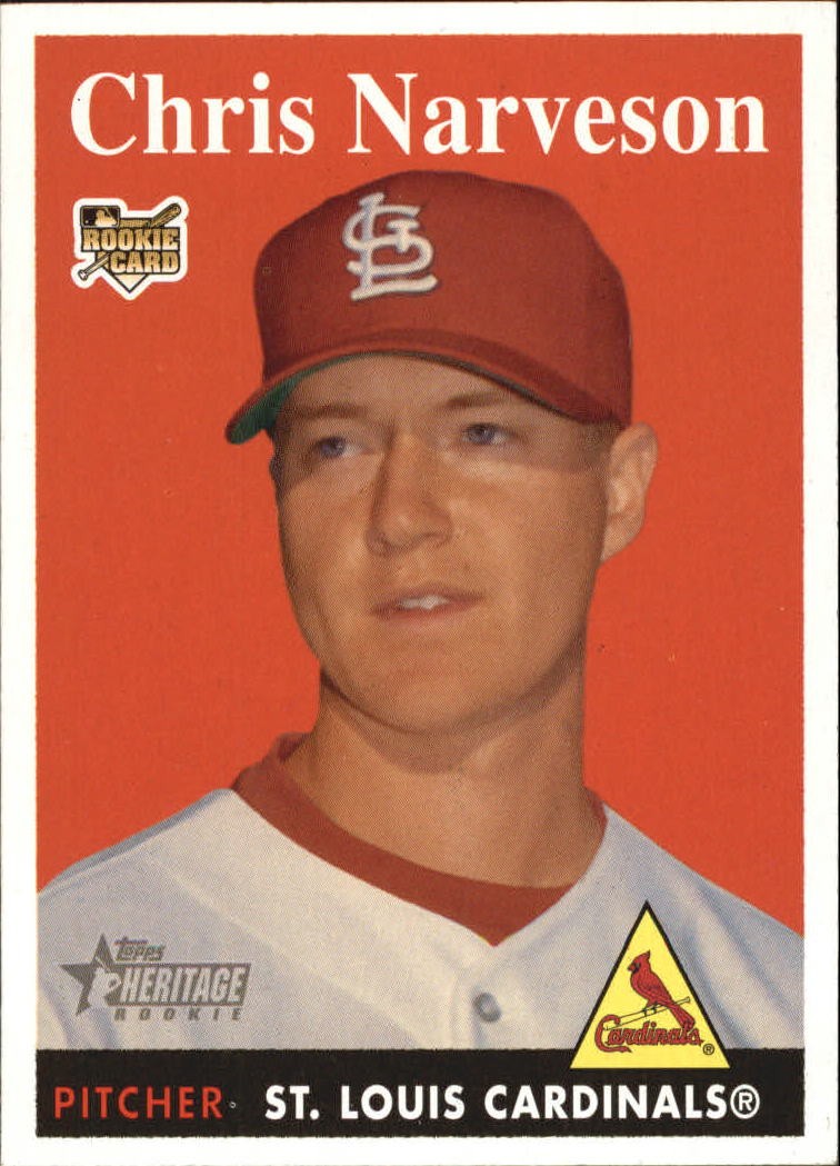 2007 Topps Heritage #65a Chris Narveson (RC) - BB