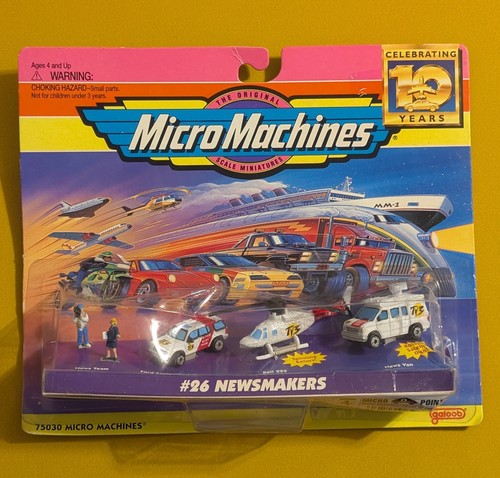 Micro Machines Newsmakers 1996 de colección #26 - Galoob - Juguetes años 90 - Furgoneta Ford Explorer - Imagen 1 de 14