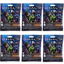 Mega Construx Halo Universe Series 2 Blind Bag Mini Figures Set of 6