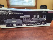 Jim Beam Casey Jones Train Engine & Tender Decanter W Original Box