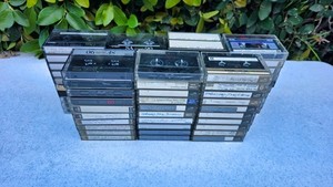 Lot Of 70 Type II Metal Cassettes Used, Sold As Blanks For Recording Var Brands