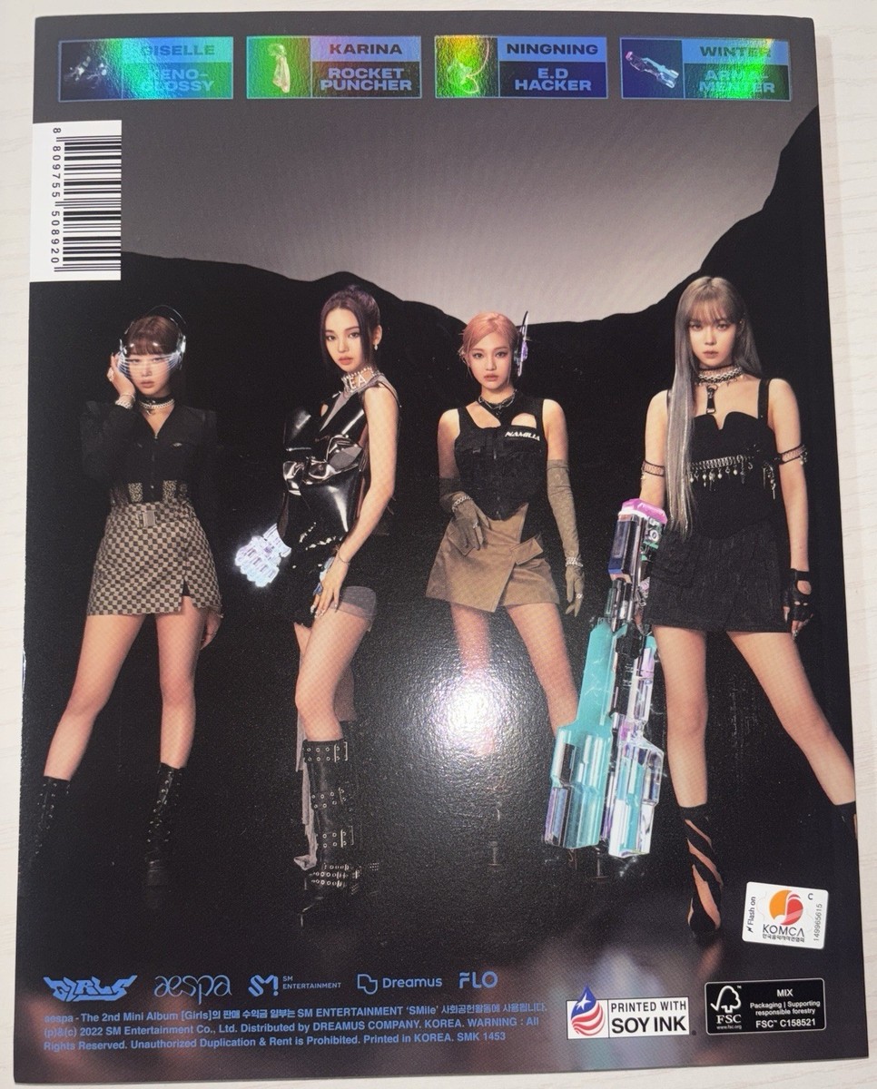 aespa hotmess 直筆 サイン アルバム 全員メンバー aespa [GIRLS] All Member Autographed Signed Album | eBay