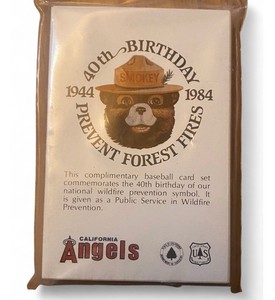 Angels 40th Birthday 1944-1984 Prevent Forest Fires Mint Condition