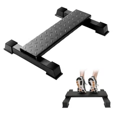 Upgraded Calf Raise Bar, Wide Steel Calf Raise Block Anti-Slip Solid Block