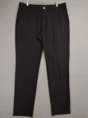 Bonobos Pants Mens 34x32 Black Golf Highland Slim Performance Stretch Preppy - Photo 1/4
