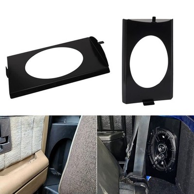 lifgarfe Behind Seat Speaker Brackets Fit for Chevy GMC C10 1973-1987 Black