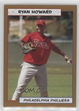 2005 Topps Bazooka Gold Ryan Howard #180 0q3