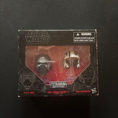 Star Wars Black Series Kylo Ren Poe Dameron Helmet Set Unopened Collectible