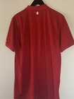Red White Black Argyl IZOD golf Shirt Polo Top Mens Size Medium — photo 5