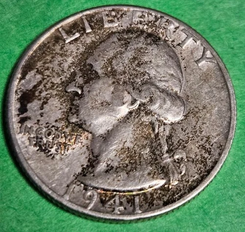 1941-P Washington Silver Quarter -*`XF PLUS  *  with Free Shipping