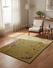 Nordic Knots Hand Tufted Rug - Fauna 100 Wool area Rug any size available