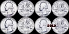 1976 S Washington Silver Quarter GEM BU (1) RANDOM FROM OBW ROLL