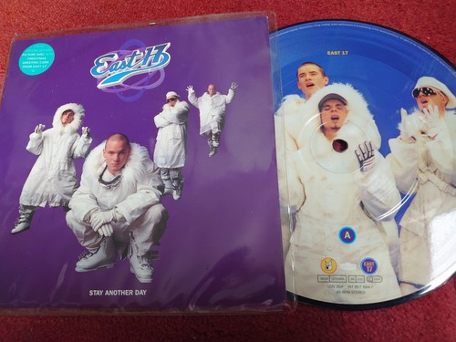 EAST 17 - Stay Another Day 1994 Special Ed 7" PIC DISC EX with Xmas card