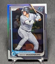 Brock Vradenburg Chrome Refractor /499 Rookie 2024 Bowman Card #BCP-62 Phillies