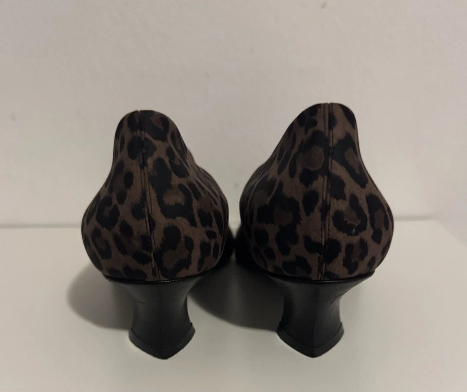 Nuevo Zapatos de salón Thierry Rabotin Leopardo Ria Tela Tacones - EU 39.5 / 9 Foto 3 de 4