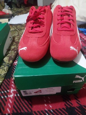 Puma Speedcat OG Jr. Size 6.5Y red/ Puma White,that Is Also 8W Brand New In Box