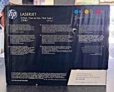 Genuine HP 202A CF500AM OEM 3 Set LaserJet Toner Cartridge Cyan,Yellow, Magenta