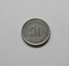 KAISERREICH: 50 Pfennig 1877 E, J. 7, sehr sch&ouml;n, II.