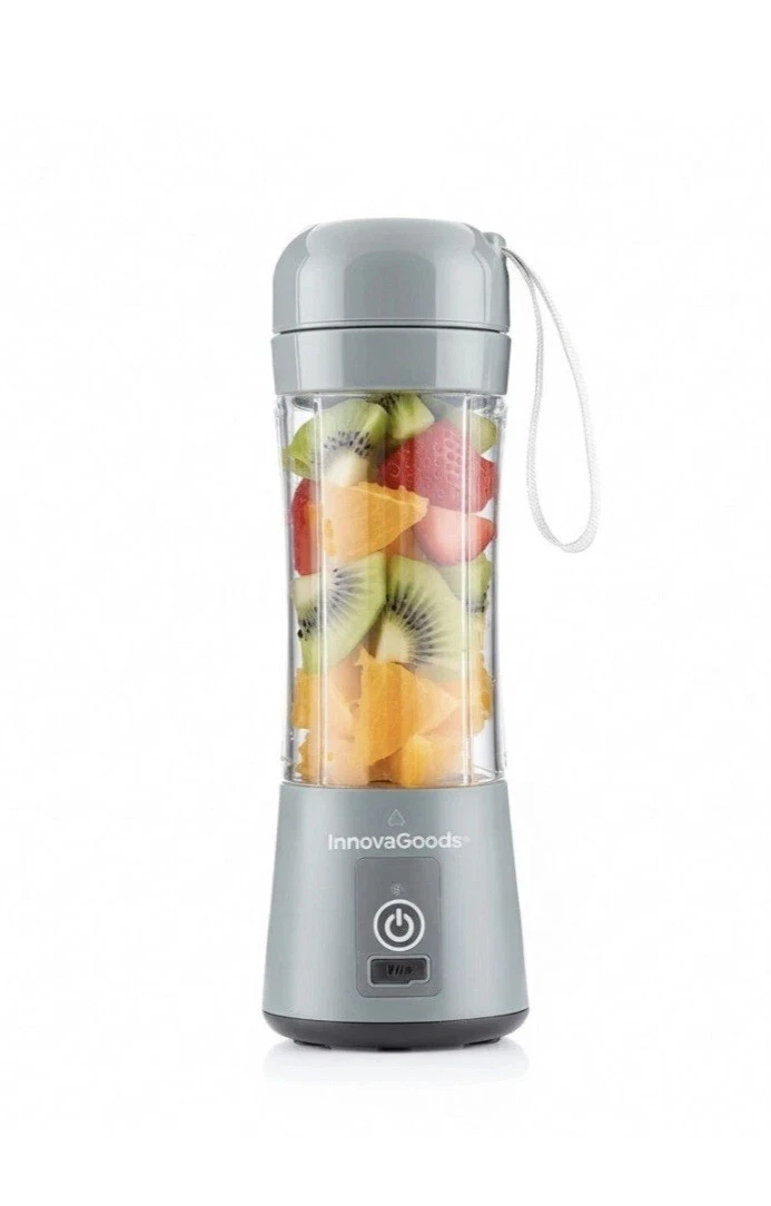 InnovaGoods - 3-In-1 Portable Rechargeable Multipurpose 4 Blade Cup Blender