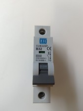 CED 32 AMP CURVE B 6kA MCB CIRCUIT BREAKER CUB32SP B32