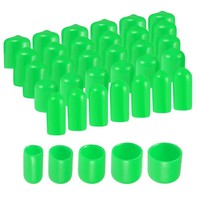 Gummi-Endkappen,1/4 Zoll,3/8 Zoll,1/2 Zoll,3/4 Zoll,7/8 Zoll,GrüN,100Stk
