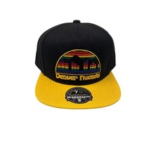 Mitchell & Ness Denver Nuggets NBA Reload 2.0 Fitted Hat Black Yellow 7 1/2