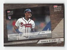 2019 Topps 2018 Topps Now Review #TN-10 Ronald Acuña Jr. Near Mint or Better