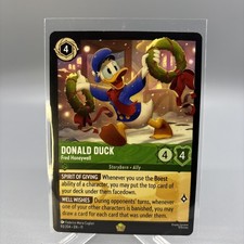 Disney Lorcana Winterspell Donald Duck Legendary Non Foil Card 93/204
