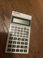 SHARP EL 512 EL512 Funktioniert! Taschenrechn...