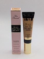 Too Faced Warm Beige Born This Way Soft Matte Oil Control Foundation New