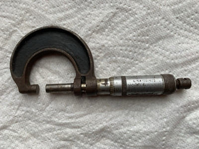 Vintage Moore & Wright No 965 Mikrometer - guter Zustand 
