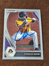 2021 Prizm Draft CONNOR NORBY Padres In-Person Signed  AUTO