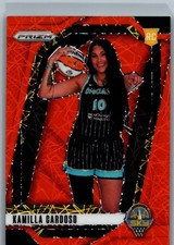 2024 Panini Prizm WNBA #149 Kamilla Cardoso Orange Velocity Prizms