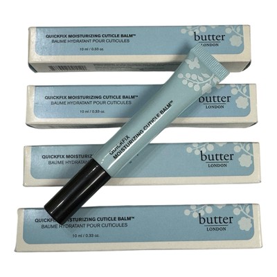 Butter London Quickfix Moisturizing Cuticle Balm 10mL *Lot OF 4* NEW